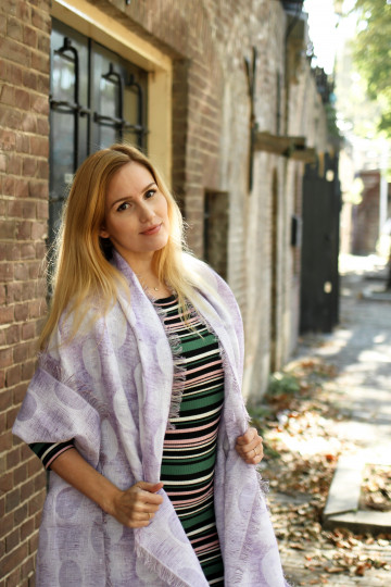 Ellips Shawl Periwinkle 