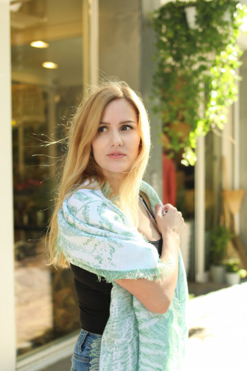 Fern Shawl Shamrock 