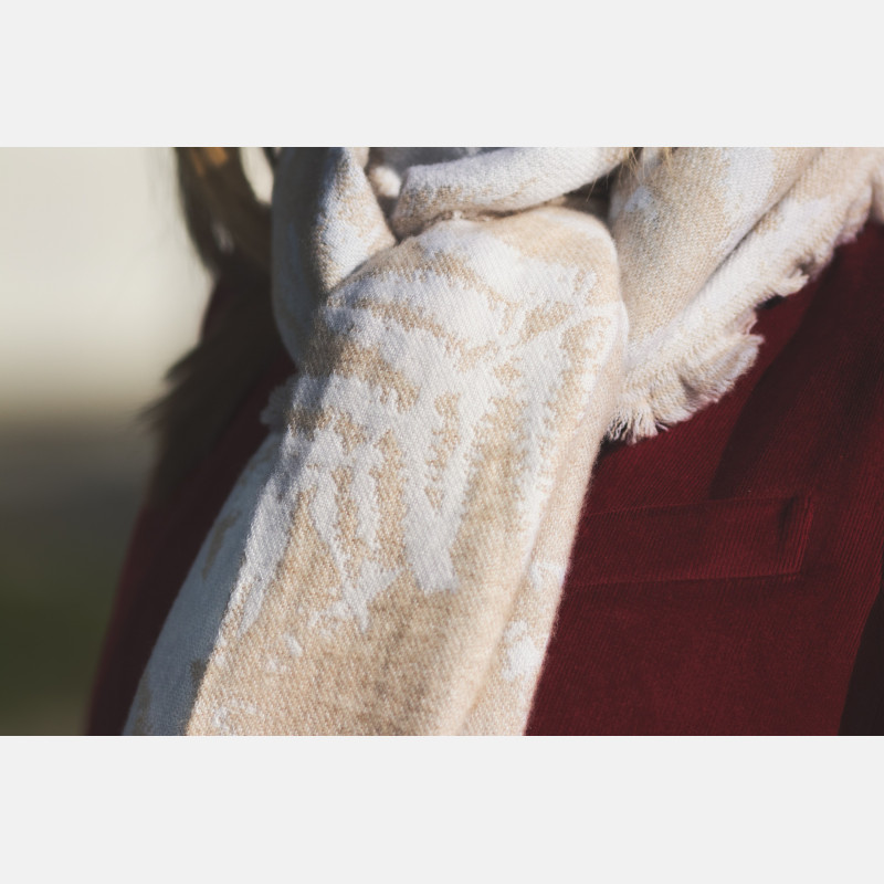 Fern Shawl Latte