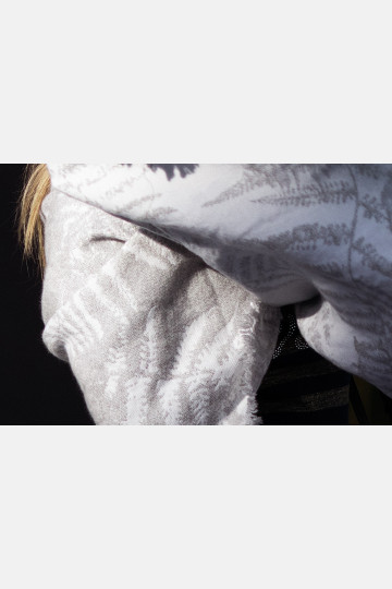 Fern Shawl Silver