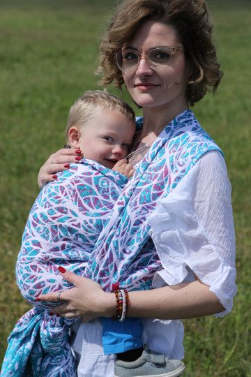 Solnce Genesis Sea of Dreams | Luxury Woven Wrap