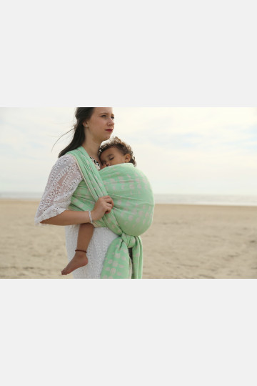 Solnce Moons Hint of Mint | Luxury Woven Wrap
