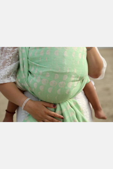 Solnce Moons Hint of Mint | Luxury Woven Wrap