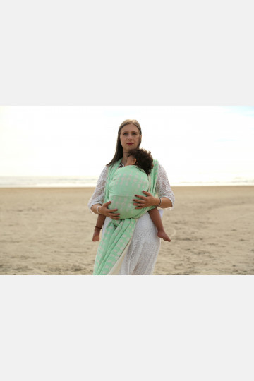 Solnce Moons Hint of Mint | Luxury Woven Wrap