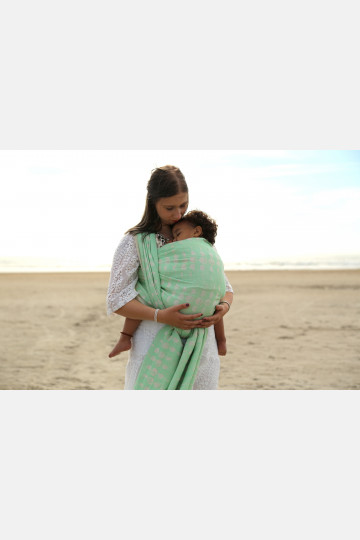 Solnce Moons Hint of Mint | Luxury Woven Wrap