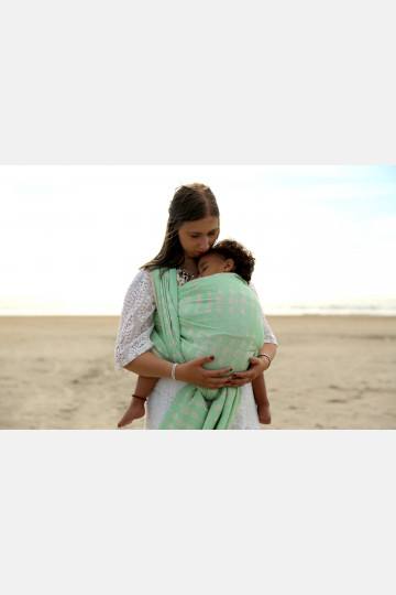 Solnce Moons Hint of Mint | Luxury Woven Wrap