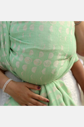 Solnce Moons Hint of Mint | Luxury Woven Wrap
