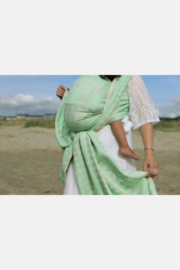 Solnce Moons Hint of Mint | Luxury Woven Wrap