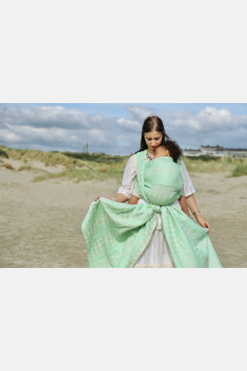 Solnce Moons Hint of Mint | Luxury Woven Wrap
