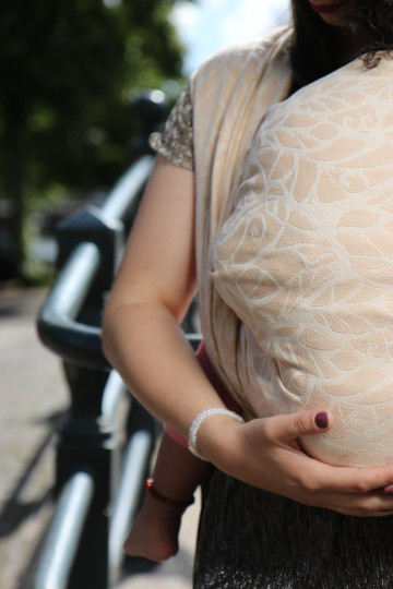 Solnce Genesis Ivory | Luxury Woven Wrap