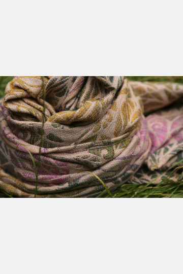 Solnce Genesis Faded Flowers | Luxury Woven Wrap