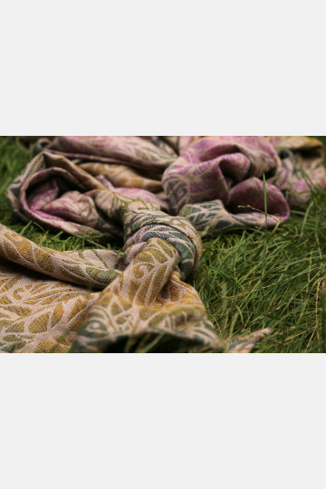 Solnce Genesis Faded Flowers | Luxury Woven Wrap