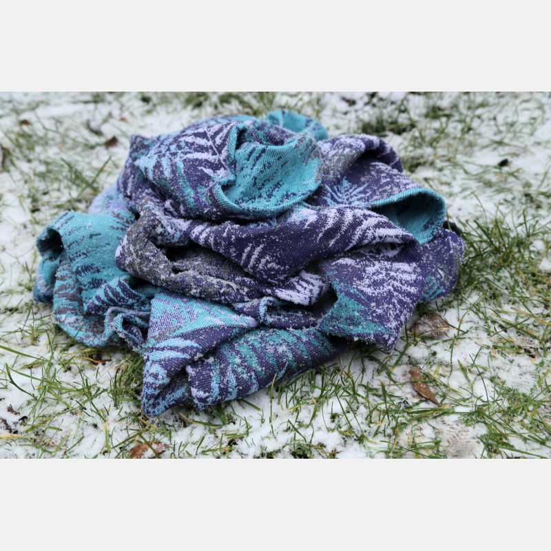 Solnce Fern Purple Starling | Luxury Woven Wrap