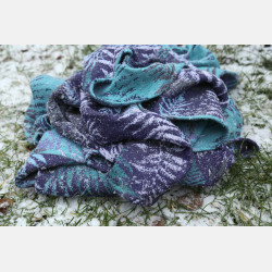 Solnce Fern Purple Starling | Luxury Woven Wrap