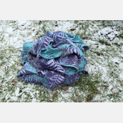 Solnce Fern Purple Starling | Luxury Woven Wrap