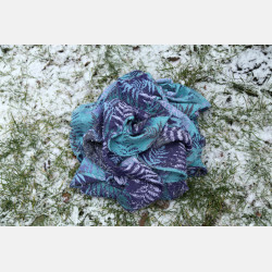 Solnce Fern Purple Starling | Luxury Woven Wrap