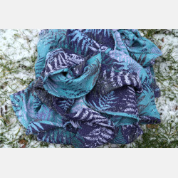 Solnce Fern Purple Starling | Luxury Woven Wrap