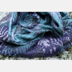 Solnce Fern Purple Starling | Luxury Woven Wrap