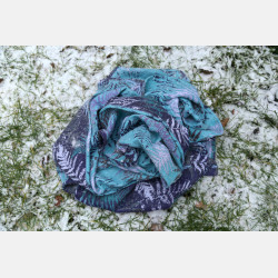 Solnce Fern Purple Starling | Luxury Woven Wrap