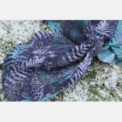 Solnce Fern Purple Starling | Luxury Woven Wrap