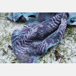 Solnce Fern Purple Starling | Luxury Woven Wrap
