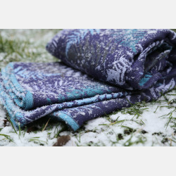Solnce Fern Purple Starling | Luxury Woven Wrap
