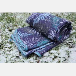 Solnce Fern Purple Starling | Luxury Woven Wrap