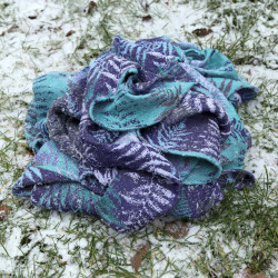 Solnce Fern Purple Starling | Luxury Woven Wrap