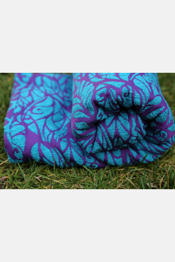 Solnce Genesis Hydrangea | Luxury Woven Wrap