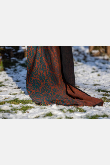 Solnce Genesis Dragonfly in Amber | Luxury Woven Wrap