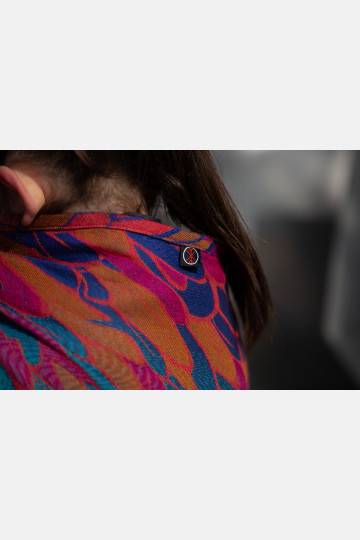 Solnce Angel Wings Fancy Dark | Luxury Woven Wrap