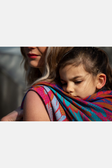 Solnce Angel Wings Fancy Dark | Luxury Woven Wrap