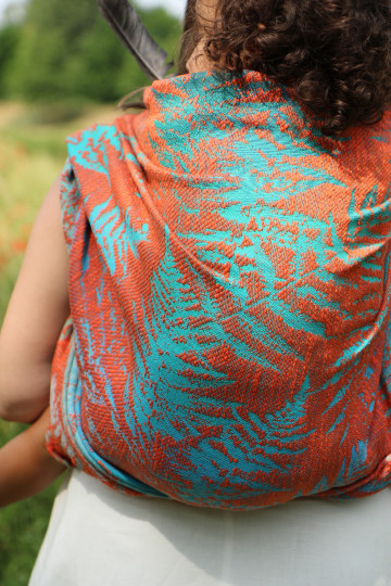 Solnce Fern Wild Summer | Luxury Woven Wrap