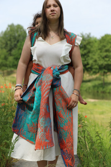 Solnce Fern Wild Summer | Luxury Woven Wrap