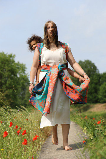 Solnce Fern Wild Summer | Luxury Woven Wrap
