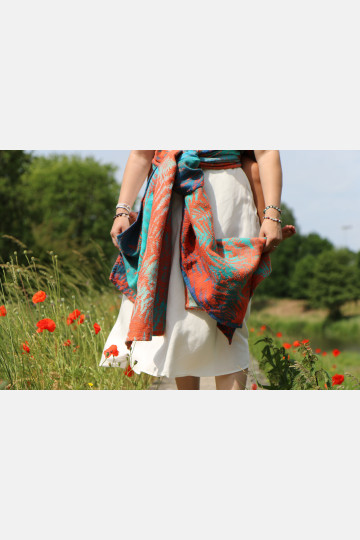 Solnce Fern Wild Summer | Luxury Woven Wrap