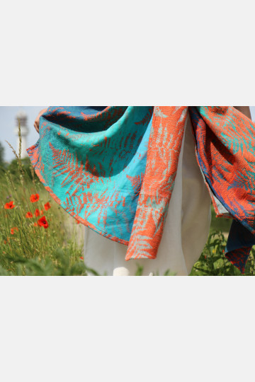 Solnce Fern Wild Summer | Luxury Woven Wrap