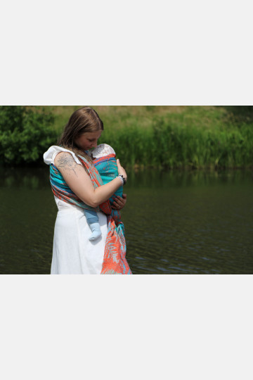 Solnce Fern Wild Summer | Luxury Woven Wrap