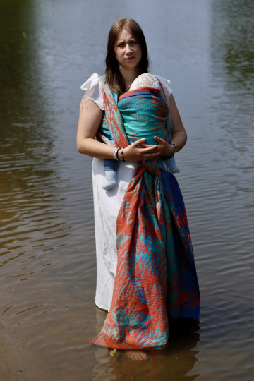 Solnce Fern Wild Summer | Luxury Woven Wrap