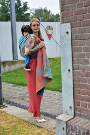 Solnce Fern Wild Summer | Luxury Woven Wrap