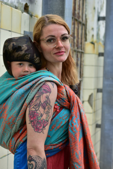 Solnce Fern Wild Summer | Luxury Woven Wrap