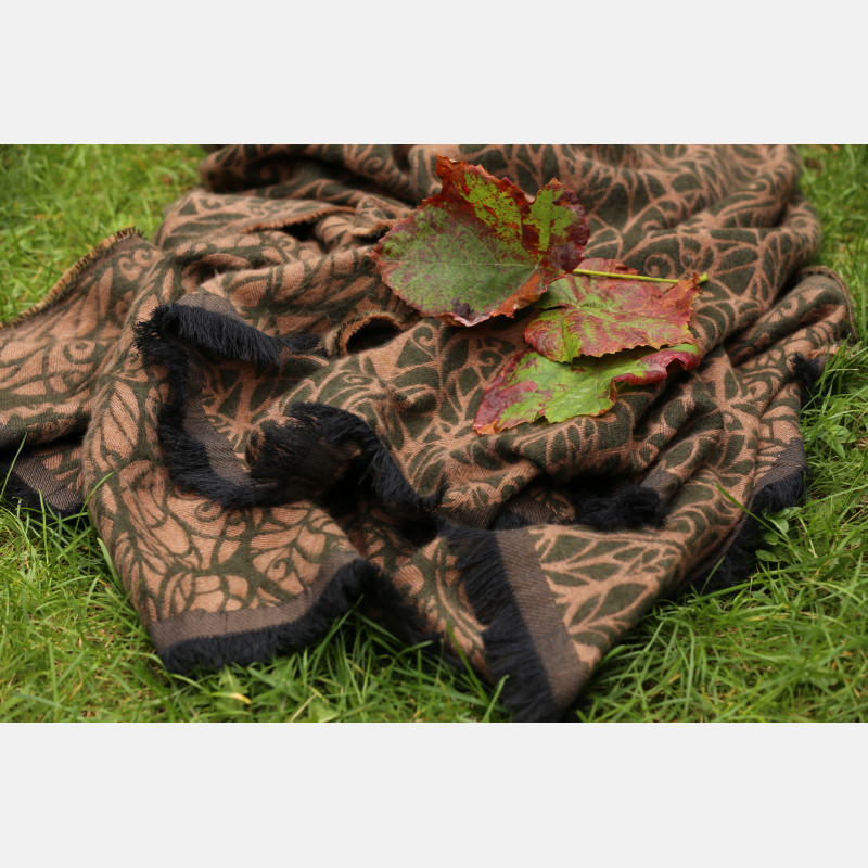 Solnce Genesis Blanket Coffee & Olives | Luxury Woven Wrap