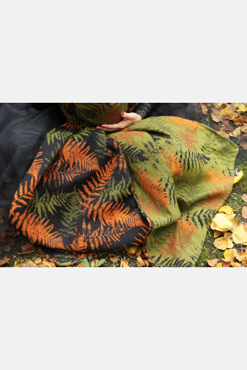 Solnce Fern Heart of Moss | Luxury Woven Wrap