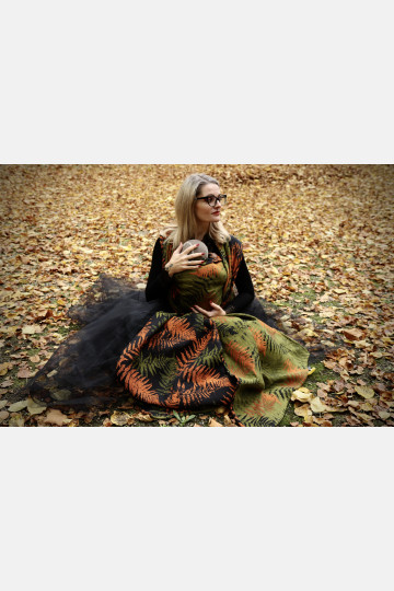 Solnce Fern Heart of Moss | Luxury Woven Wrap