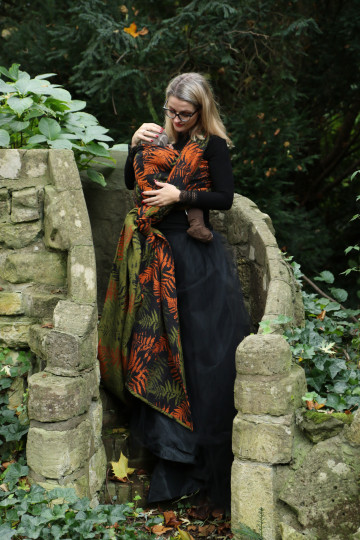 Solnce Fern Heart of Moss | Luxury Woven Wrap