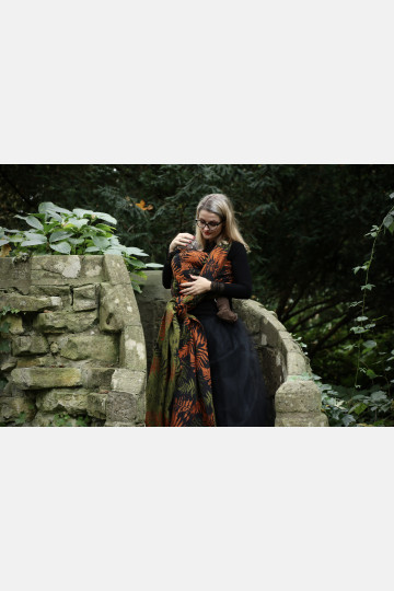 Solnce Fern Heart of Moss | Luxury Woven Wrap