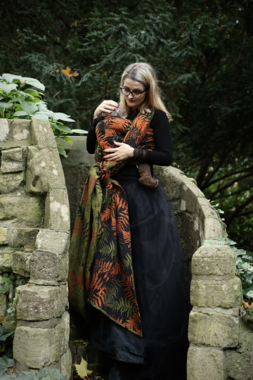 Solnce Fern Heart of Moss | Luxury Woven Wrap