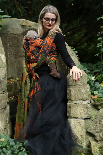 Solnce Fern Heart of Moss | Luxury Woven Wrap