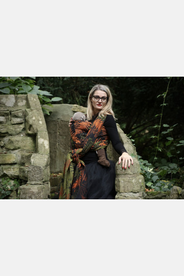 Solnce Fern Heart of Moss | Luxury Woven Wrap