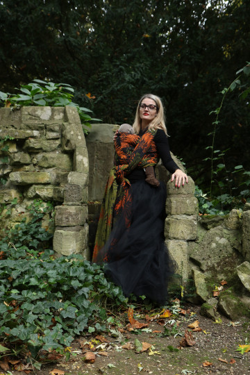 Solnce Fern Heart of Moss | Luxury Woven Wrap